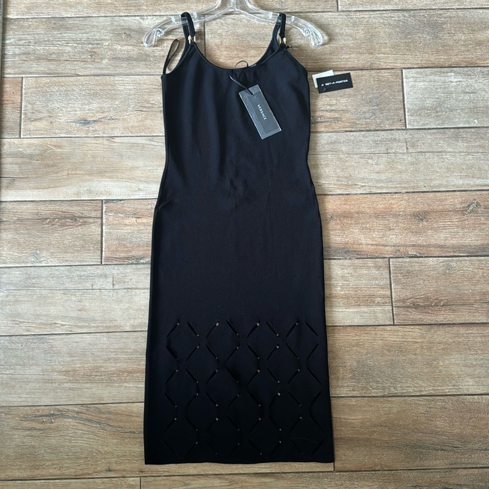 Versace Cut Out Midi Dress size 40